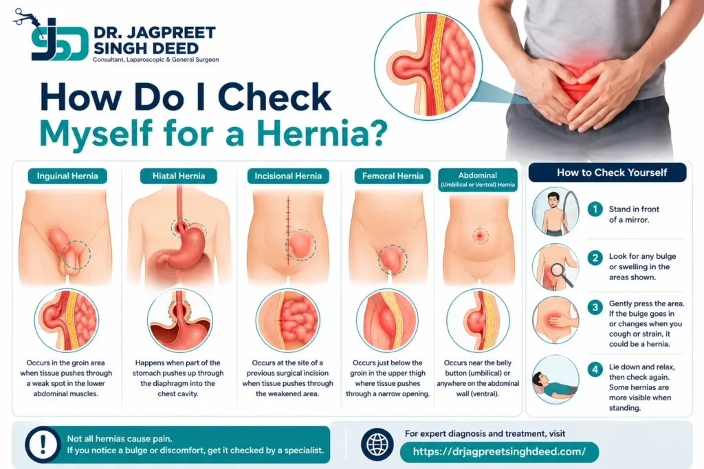 How Do I Check Myself for a Hernia